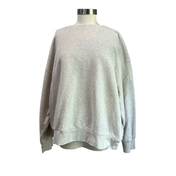 American Eagle Outfitters Sweaters - American Eagle Oatmeal Beige Comfy Casual Oversized Crewneck Sweater Sz XL